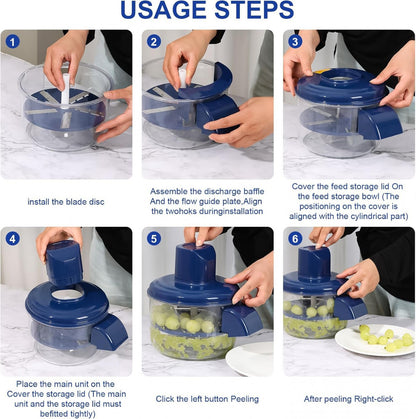 AUTOMATIC GARLIC PEELER MACHINE